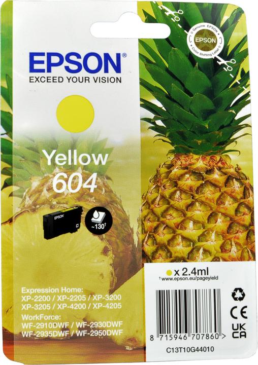 Image du produit Epson 604 (Y)
