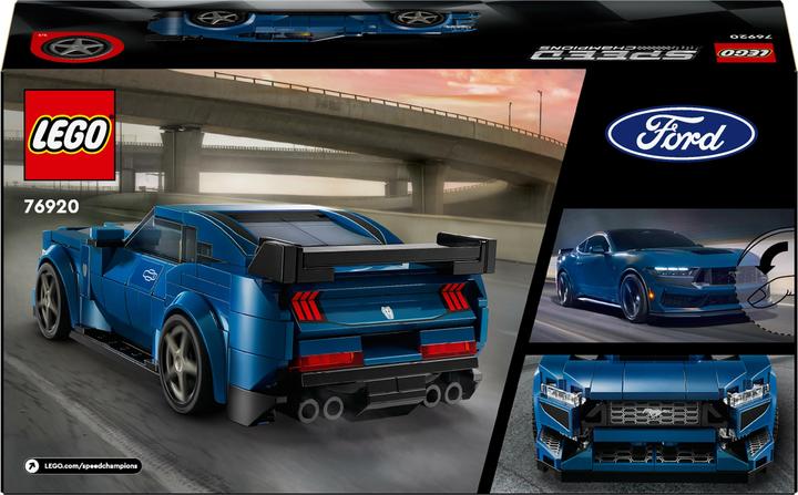 Immagine prodotto LEGO Ford Mustang, l'auto sportiva del Cavallo Nero (76920, LEGO Speed Champions)