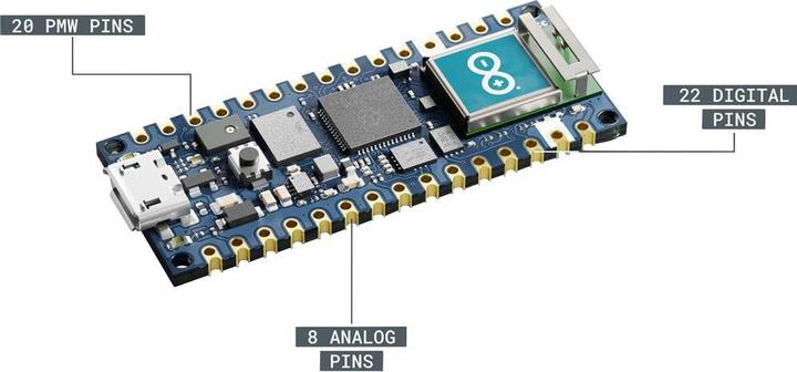 Immagine prodotto Arduino Scheda di sviluppo Nano RP2040 Collegare con strisce di pin