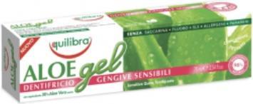 Image du produit Equilibra Aloe Gel Gommes Sensibles Pâte dentifrice Is Aloe Vera 75Ml Dents Sensibles (75 ml)