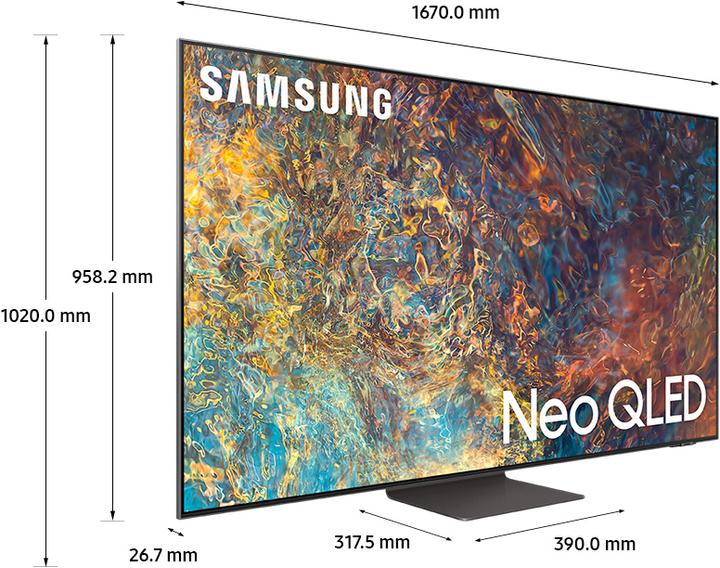 Actual product image Samsung QE75QN95A (75", QN95, NeoQLED, 4K, 2021)