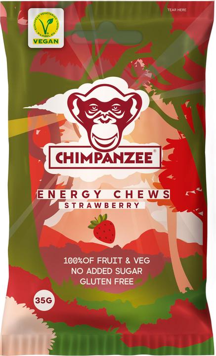 Actual product image Chimpanzee Energy Chews (Strawberry, 20 pcs., 700 g)