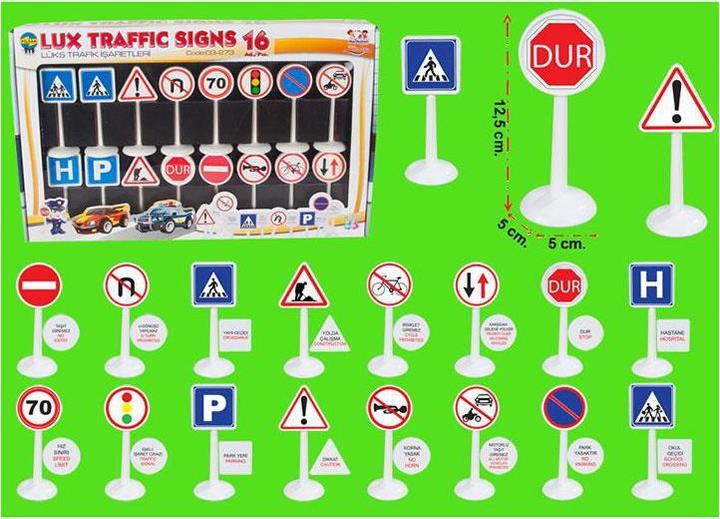happytoys Miniature traffic signs