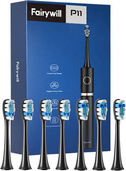 Image du produit Fairywill Brosse à dents Sonic avec tête et étui FW-P11 (Brosse à dents sonique)