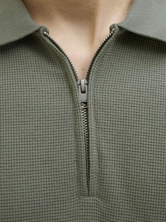 Actual product image Jack & Jones Jjeaustin Zip Polo Ss Noos (XL)