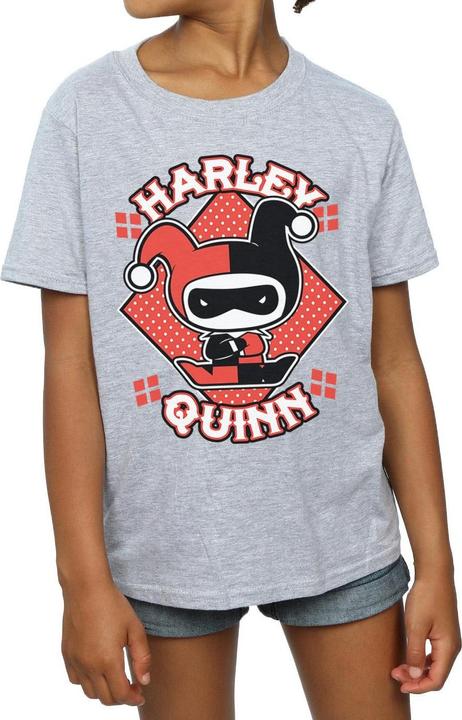 Immagine prodotto Harley Quinn Maglietta Chibi Ragazze (152, 158)