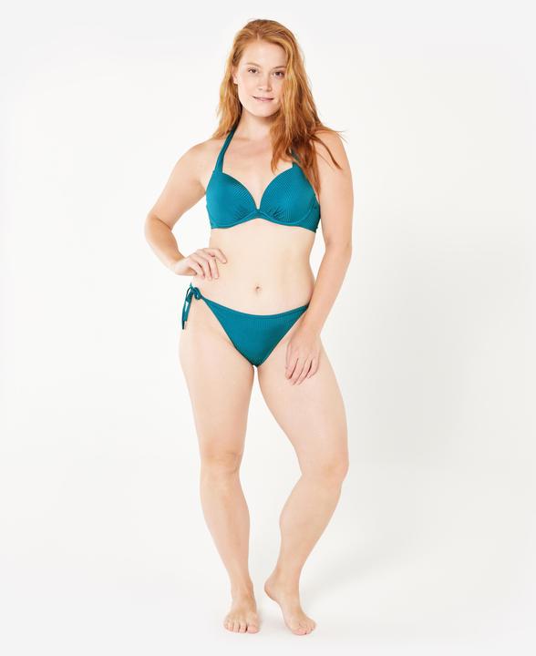 Image du produit Olaian Haut de maillot push up texturé surf Femme - Elena folk petrol bleu (70 A)