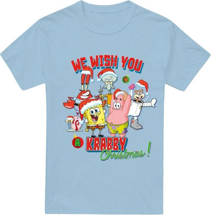 Spongebob Squarepants We Wish You A Krabby Christmas! TShirt