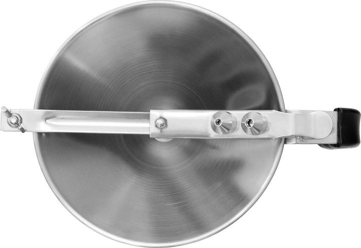 Produktbild Royal Catering Fülltrichter Likörtrichter Gebäckfüller 1,8 l Edelstahl 3 Dosierspitzen Ablage