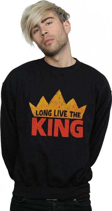 Actual product image Disney Mens The Lion King Movie Long Live The King Sweatshirt (M)