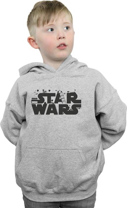 Produktbild Star Wars Minimalist Logo Kapuzenpullover Jungen (152, 158)