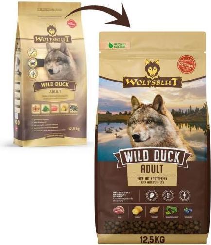 Image du produit Wolfsblut Canard sauvage (Adulte, 1 pcs, 12500 g)