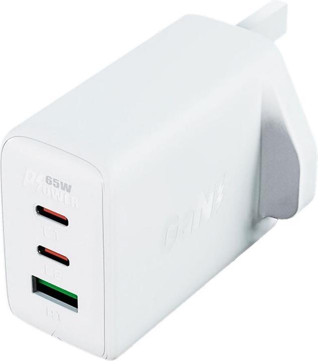 Actual product image Baseus Acefast GaN Fast Charger 2xUSB-C + 1xUSB-A 65W, UK (65 W)