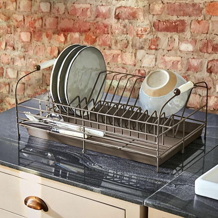 Image du produit Loberon Présentoir à vaisselle Nara gris antique