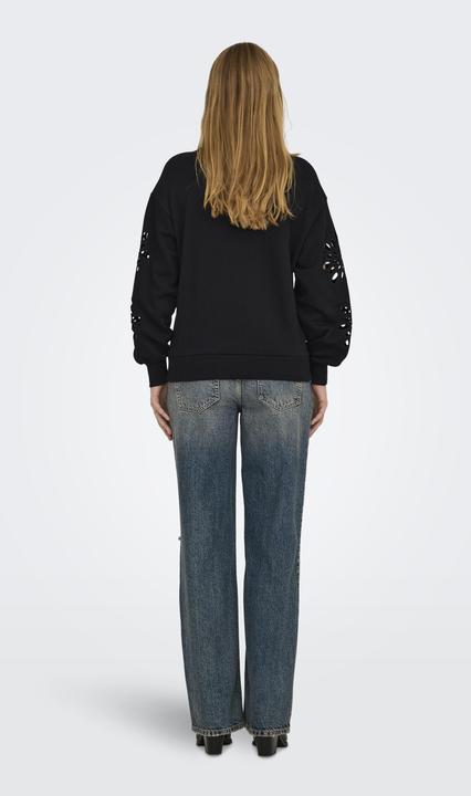 Actual product image Only Maternity Regular fit Round neck Maternity Low shoulder sweatshirt Sweatshirt (XXL)