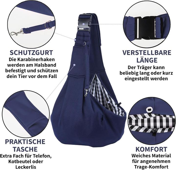 Image du produit OMH Sac de transport pour chien (Chien, Pliable, Fermeture de sécurité)