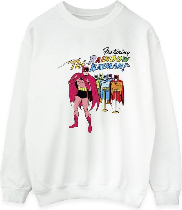 Batman Comic Cover Regenbogen Batman Baumwolle Sweatshirt