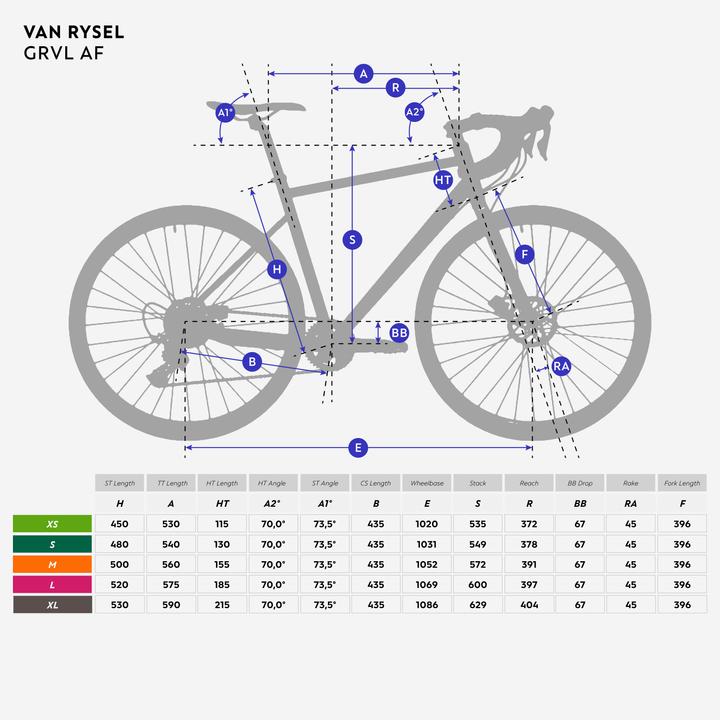 Actual product image Van rysel SRAM Apex 1x12v, GRVL AF gravel bike - Beige