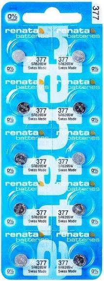 Immagine prodotto Renata 377 / SR626SW (10 pz., Specifico del dispositivo, 24 mAh)