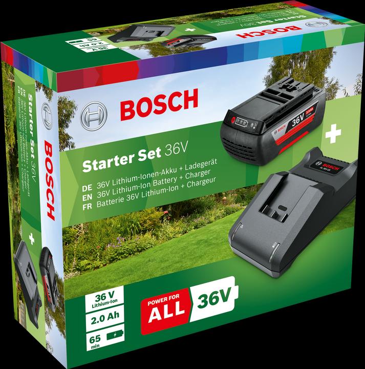 Produktbild Bosch Home & Garden Starter-Set GBA 36V (1x2,0Ah) + AL 36V-20 (36 V)