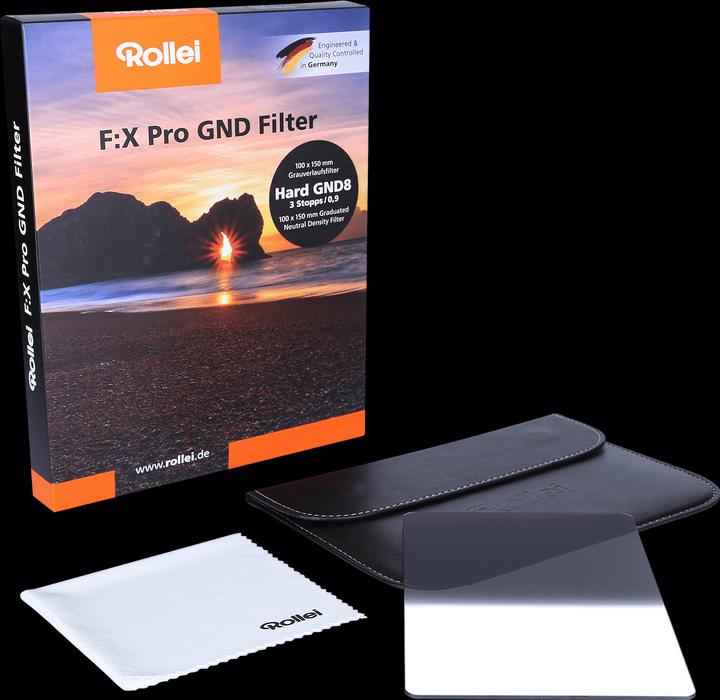 Actual product image Rollei F:X Pro Hard GND8 (Graduated neutral density filter, 100 mm)