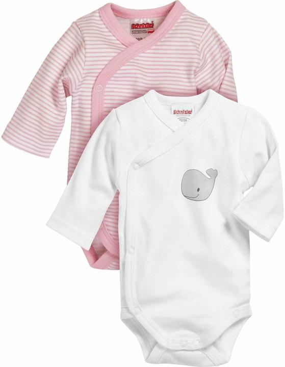 Actual product image Schnizler Long sleeve wrap body whale 2 pack (62)