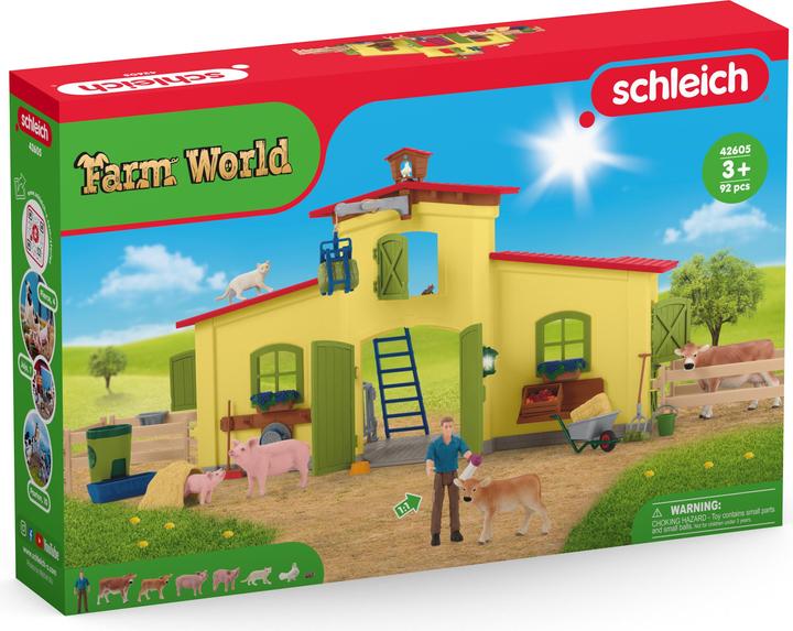 Immagine prodotto Schleich Grande stalla con animali e accessori