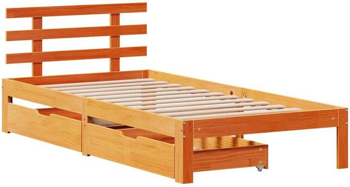 Produktbild VidaXL Bett mit Schubladen Kiefer (100 x 200 cm)