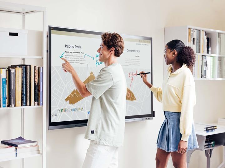 Actual product image Viewsonic IFP7562, 189.2 cm (74.5"), 3840 x 2160 pixels, 4K Ultra HD, 3.5 mm, 15 W, 15 W (3840 x 2160 Pixels, 75")