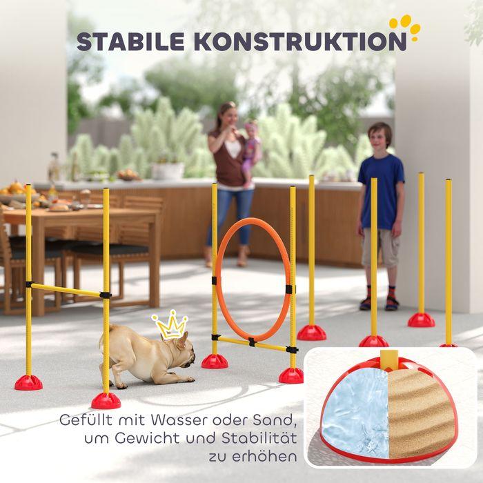 Produktbild Swisshandel24 Agility Set Hunde 3-teiliges befüllbar Agility-Ausrüstung für Hundetraining (Agility)