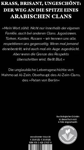 Produktbild Der Pate von Berlin (Deutsch, Mahmoud Al-Zein, 2020)