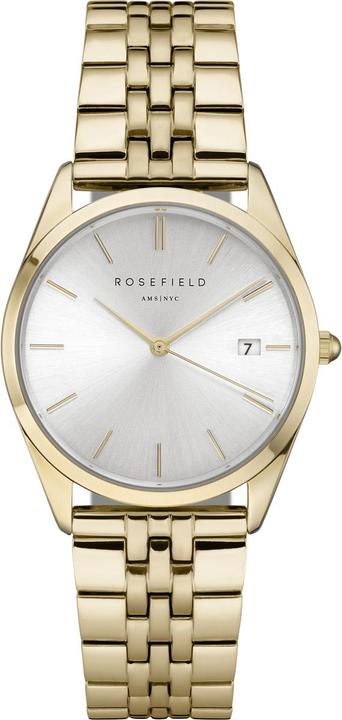 Rosefield The Ace Silver Sunray Gold (Analoguhr, 33 mm)