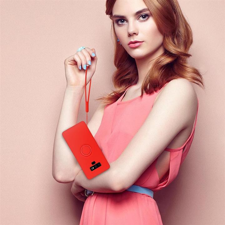 Productafbeelding Cadorabo TPU Vloeibare Ring Silicone Hoesje (Samsung Galaxy Note 9)