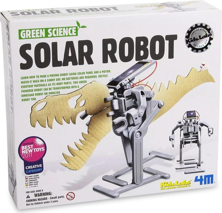 Actual product image 4M Creative solar robot
