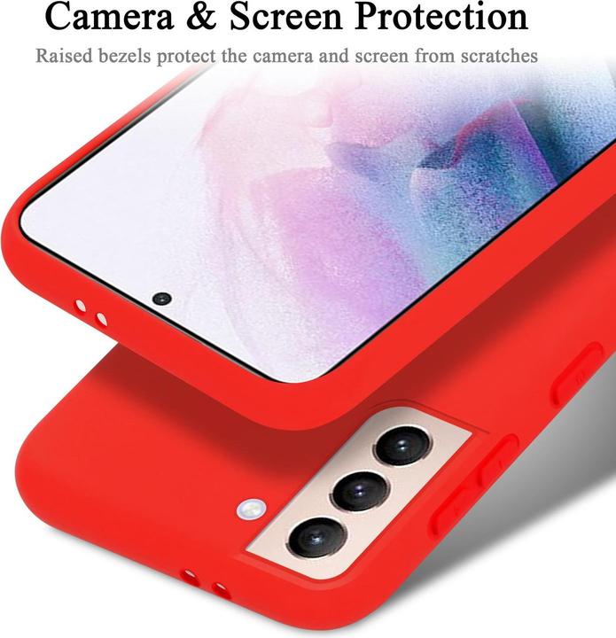 Actual product image Cadorabo TPU Liquid Silicone Case Cover (Samsung Galaxy S21+)