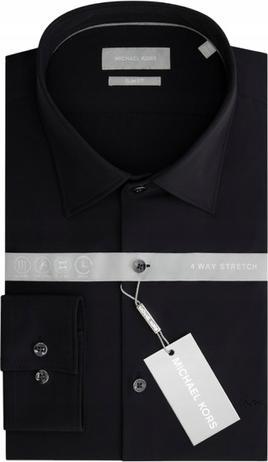 Actual product image Michael Kors PERFORMANCE STRETCH SLIM SHIRT BLACK MD0MD91399 001 40 42 (40, 42)
