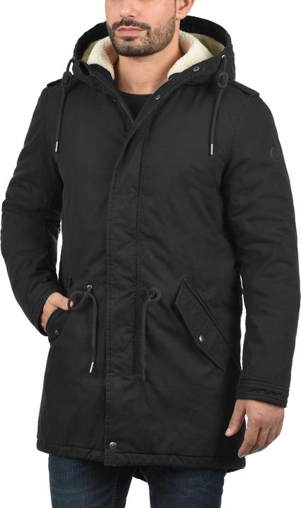 Actual product image Solid Darnell Men's Parka Outdoor Jacket Winter Coat With Teddy Fleece With Hood Made Of 100% Cotton (S)
