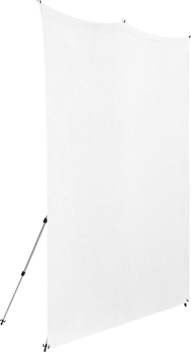 Immagine prodotto Westcott X-Drop Pro - Kit fondale bianco (8' x 8') resistente alle rughe, 2,4x2,4m (240 cm)