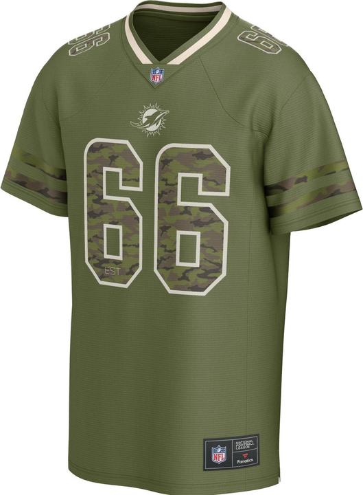 Actual product image Fanatics Miami Dolphins NFL Supporters Jersey oliv camo - S (S)