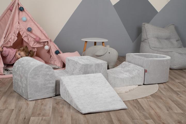 Produktbild Knorrtoys Spielblöcke soft - "Grey" (Kindersessel)