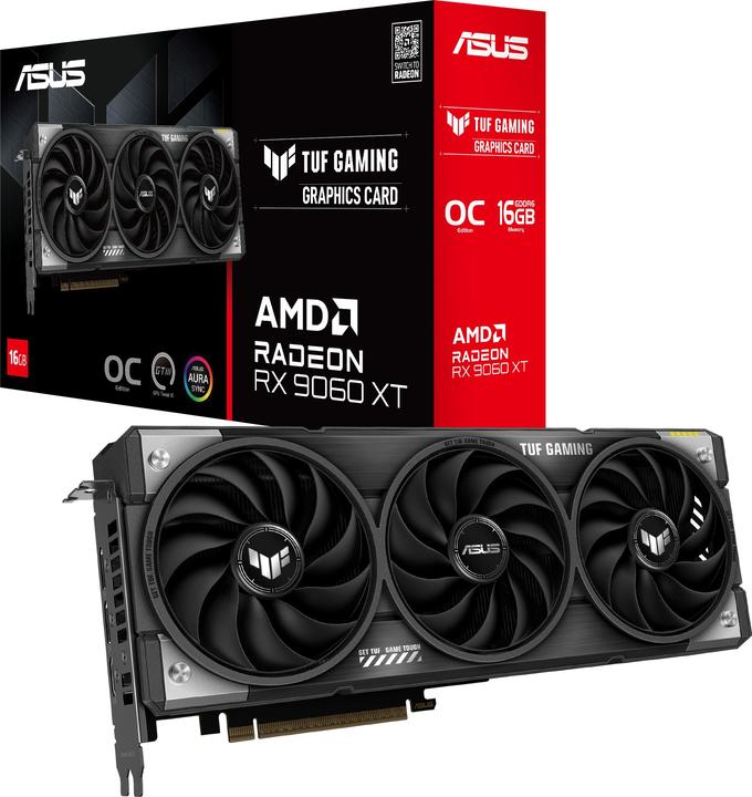 Produktbild ASUS TUF-RX9060XT-O16GGAMING (16 GB)