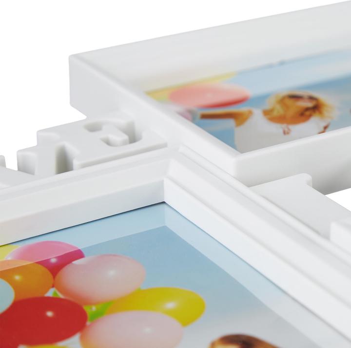 Immagine prodotto Relaxdays Portafoto multiplo Live Love Laugh (10 x 15 cm, 10 x 10 cm, 18 x 13 cm)