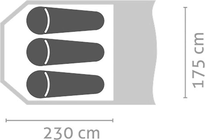 Actual product image Salewa Alpine Hut III (Dome tent, 8 kg, 3 persons)