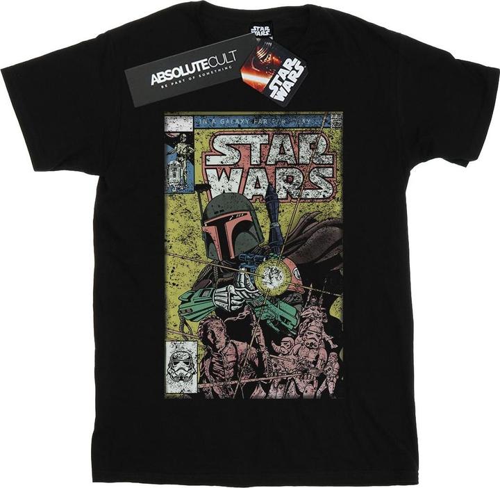 Image du produit Star Wars - T-shirt BOBA FETT COMIC - Fille (152, 158)