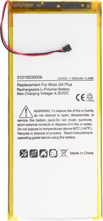 Image du produit XCell Lenovo Moto G4 Plus Batterie, XT1642, GV40, SNN5966A, GA40
