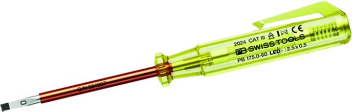 PB Swiss Tools Indicateur de tension PB 175 Gr. 0 60 mm DEL (Escale)