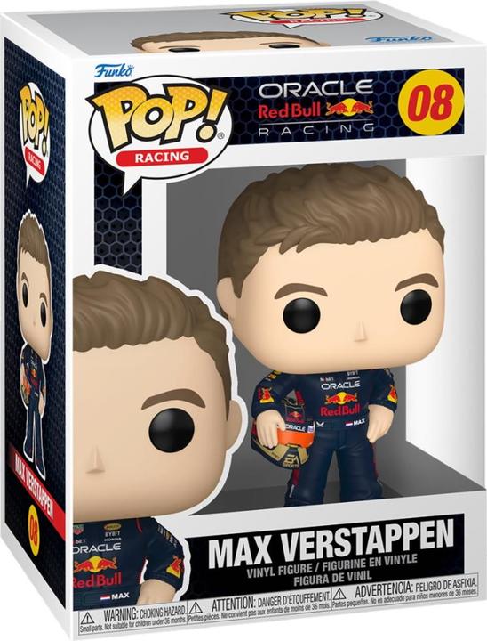 Actual product image Funko Formula 1 POP! Max Verstappen with helmet