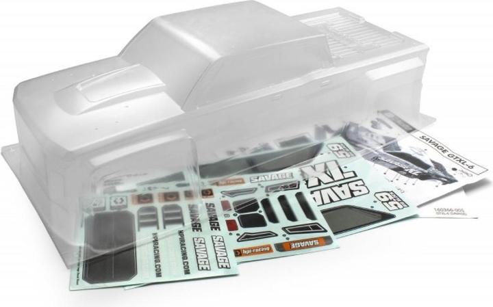 Produktbild HPI GTXL-6 Kingcab Clear Truck Body (Savage XL)