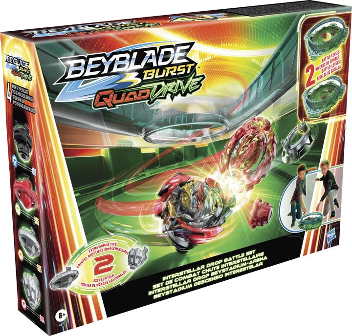 Image du produit Hasbro Beyblade Burst QuadDrive Interstellar Drop Battle Set (Multilingue)