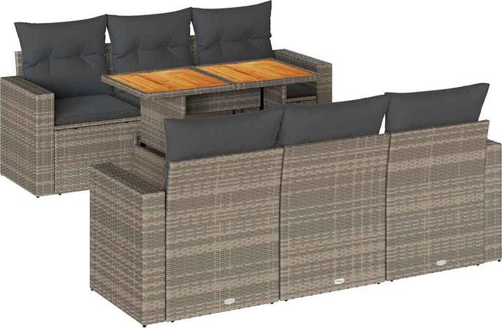 Actual product image VidaXL 10-piece garden lounge set with cushions